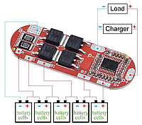 Модуль защиты Li-Ion 18650 5S 25A 21В