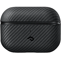 Чехол для наушников Pitaka MagEZ Case for Airpods Pro 2nd Gen Twill Black/Grey APM7001 для эирподс про 2