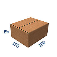 Картонная коробка / Гофроящик 180*150*85 (четырехклапанная)