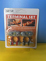 Клема АКБ легкова універсальна пряма (пара) латунь VVS