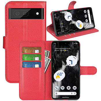 Чохол-книжка Litchie Wallet для Google Pixel 7 Red