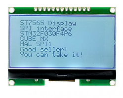 Індикатор ЖКІ LCD GMG12864-06D V2.2 графічний з підсвіткою Сірий