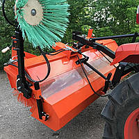 Щітка на трактор гідравлічна (з бічною бордюрною щіткою)