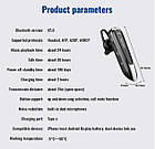 Гарнітура Bluetooth New Bee LC-B45 20 годин розмов. Гарнітура із шумозаглушенням, фото 4