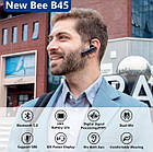 Гарнітура Bluetooth New Bee LC-B45 20 годин розмов. Гарнітура із шумозаглушенням, фото 7