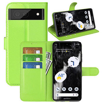 Чохол-книжка Litchie Wallet для Google Pixel 7 Light Green