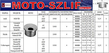 Форкамера Moto-szlif 0102B (Вихрова передкамера) для Audi 1,9, Seat 1,9, Skoda 1,9, Volkswagen 1,9