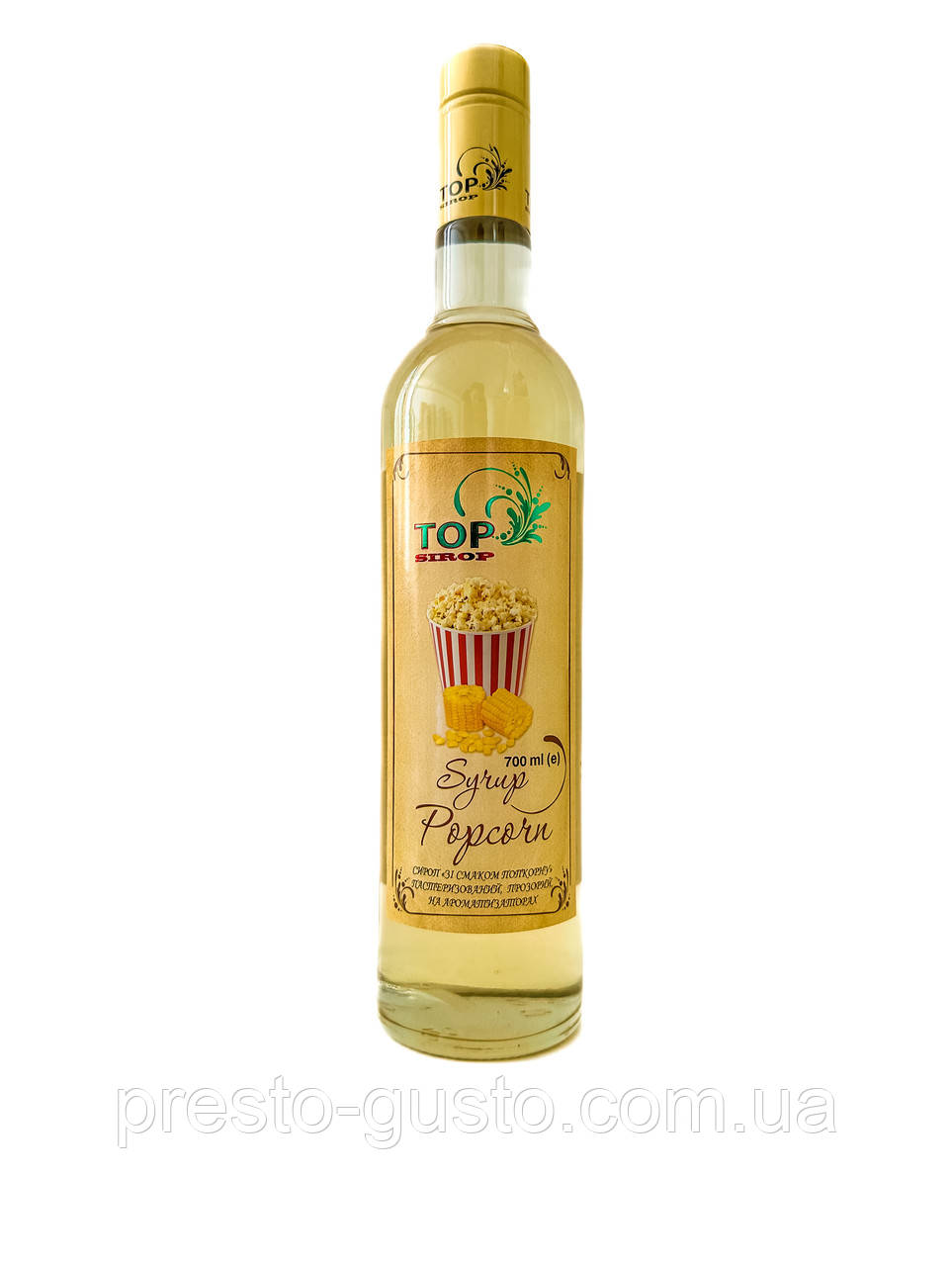 Сироп "Поп Корн" 0,9 л ТМ "TOP Sirop"