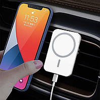 Беспроводное зарядное устройство держатель MagSafe Magnetic для iPhone в авто 15 W