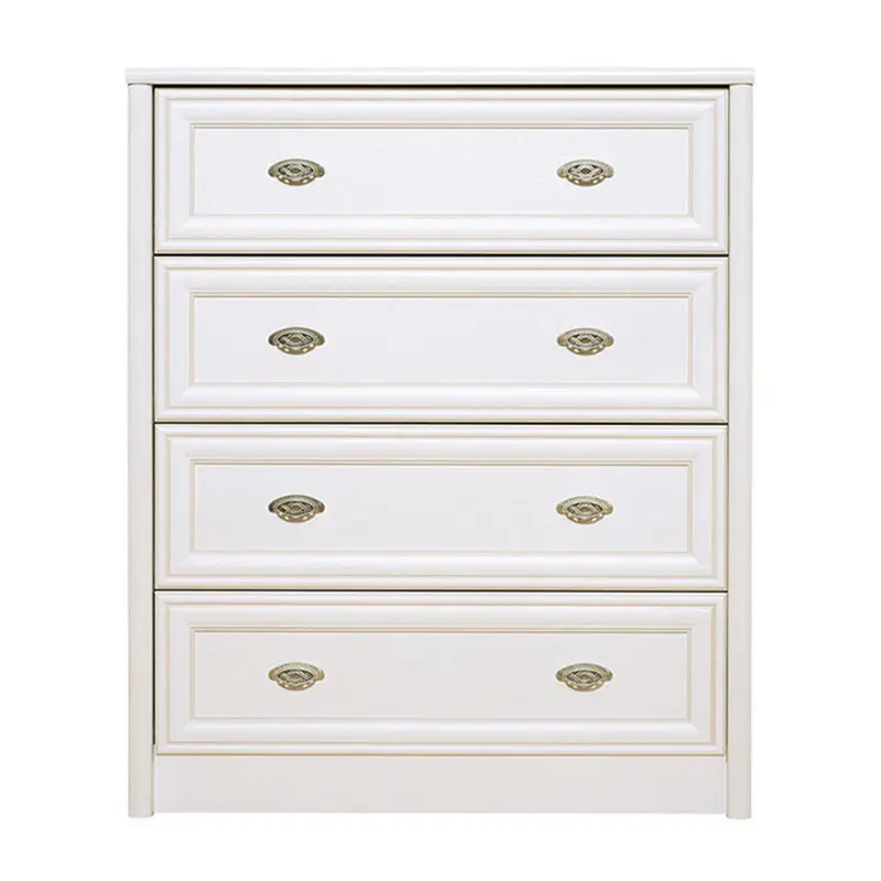 Комод в дитячу кімнату Салерно 006 чотири ящики корпус та фасад ДСП Білий (Gerbor-Україна ТМ)