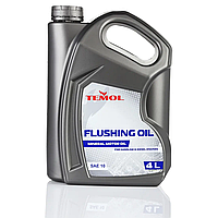 Масло TEMOL Flushing Oil автомасло промывочное для масляной системы двигателя 4 л (T-FLUSH-4L)