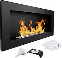 Біокамін настінний Fire Comfort 900x400x120 Чорний матовий