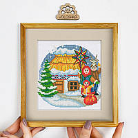 Набір для вишивки хрестиком VOLOSHKA "Українська хатинка. Січень"