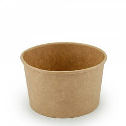 Салатник  крафт з кришкою 500мл  50шт/уп