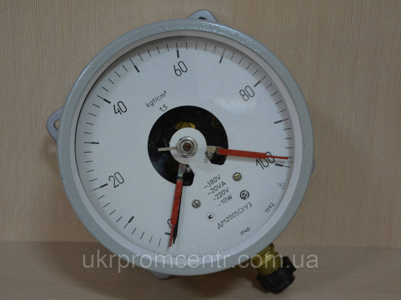 Манометр електроконтактний ДМ2005Сг, вакуумметр ДВ2005Сг, мановакуумметр ДА2005Сг