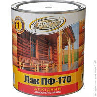 Лак алкідний атмосферостійкий глянцевий ПФ-170 "БЛИСК" 2,1 кг (ж/б 3 л)