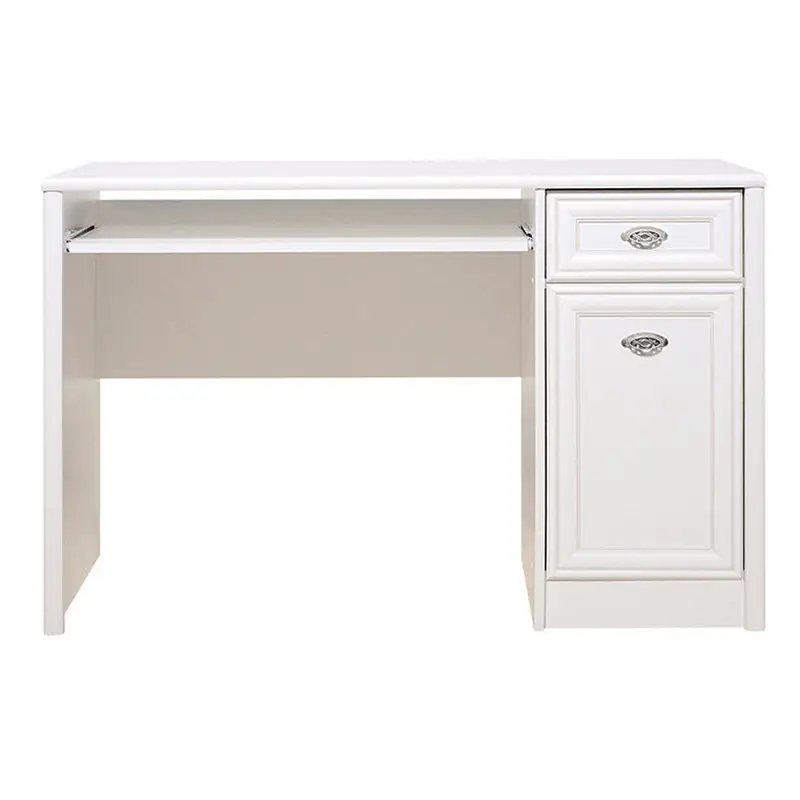 Стіл письмовий в дитячу кімнату Салерно корпус та фасад ДСП Білий (Gerbor-Україна ТМ)