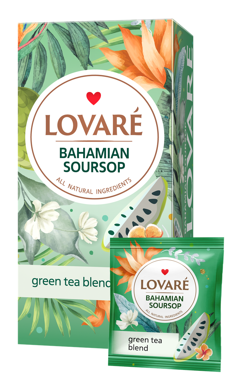 Чай Lovare Багамський саусеп (Bahamian soursop) 24*2г