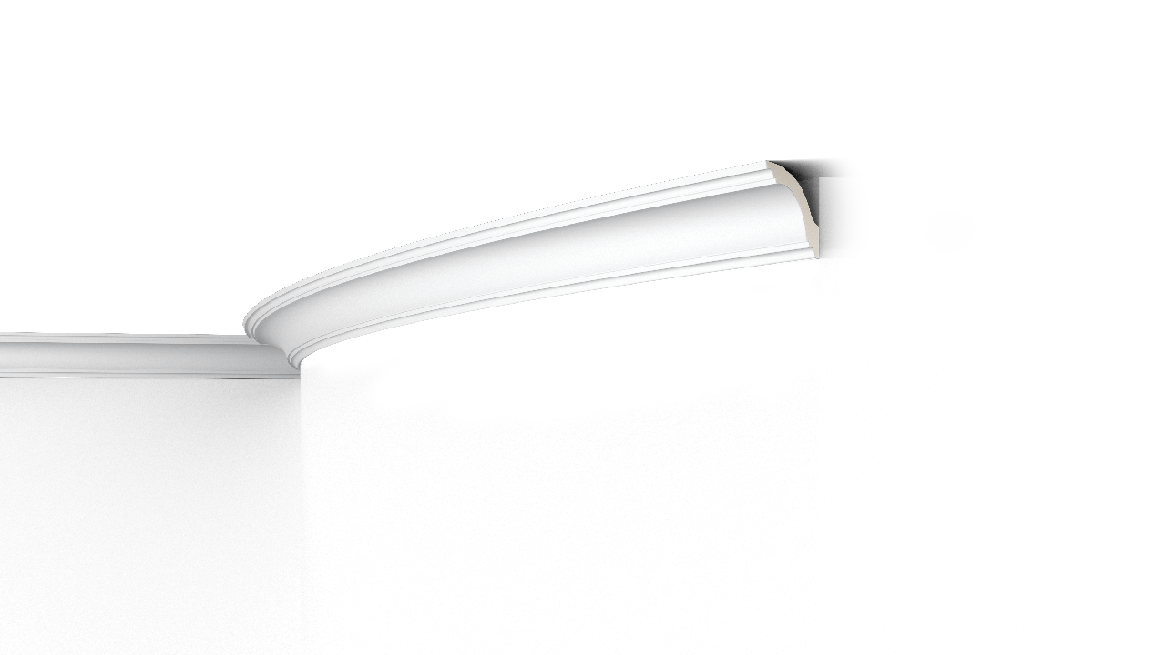 Стельовий гнучкий плінтус Arstyl Z1220F (7,5х5)см, довжина 2м