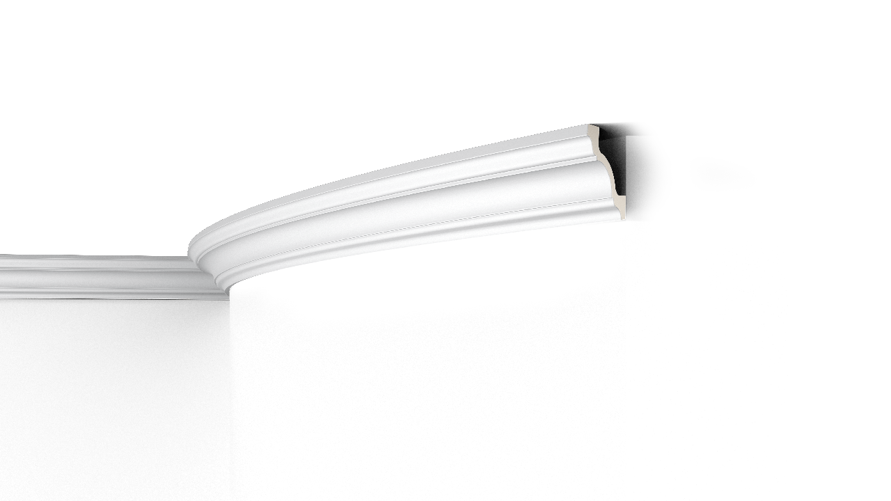 Стельовий гнучкий плінтус Arstyl Z19F (7,9х7,9)см, довжина 2м