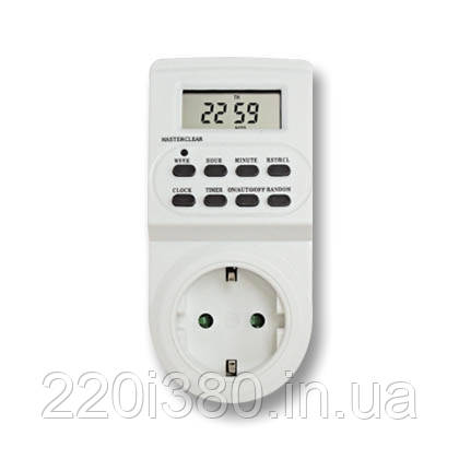 Розетка з таймером (тижнева) TM22/61925 3500W/16A