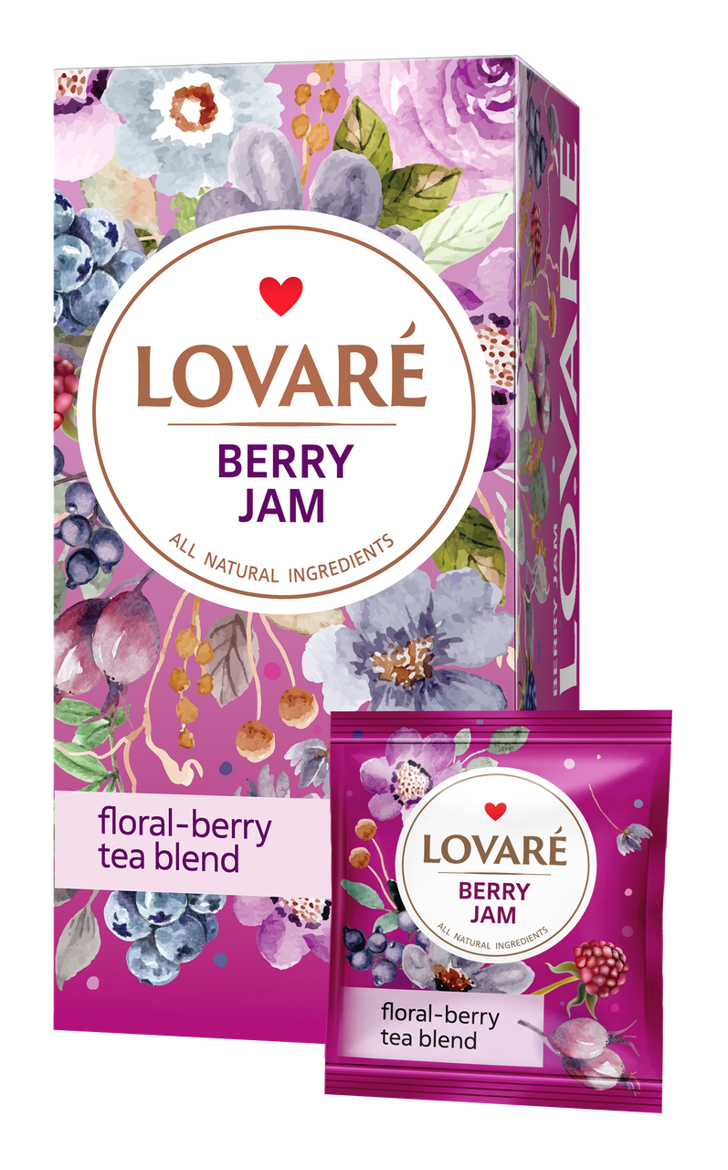 Чай Lovare Ягідний пиріг (Berry Jam) 24*2г