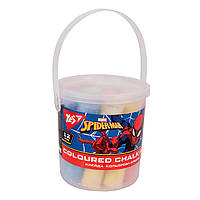 Крейда кольорова YES Marvel.Spiderman 12 шт, JUMBO, в відрі