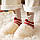 Милі новорічні м'які шкарпетки з малюнком Олені, теплі шкарпетки ''Mr Deer'' (коричневий), фото 5