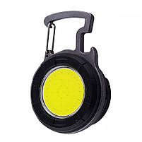 Аккумуляторный LED фонарик YT-877 з Type-C (4 режима, карабін, магніт), фото 3