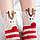 Милі новорічні м'які шкарпетки з малюнком Олені, теплі шкарпетки ''Mr Deer'' (коричневий), фото 3