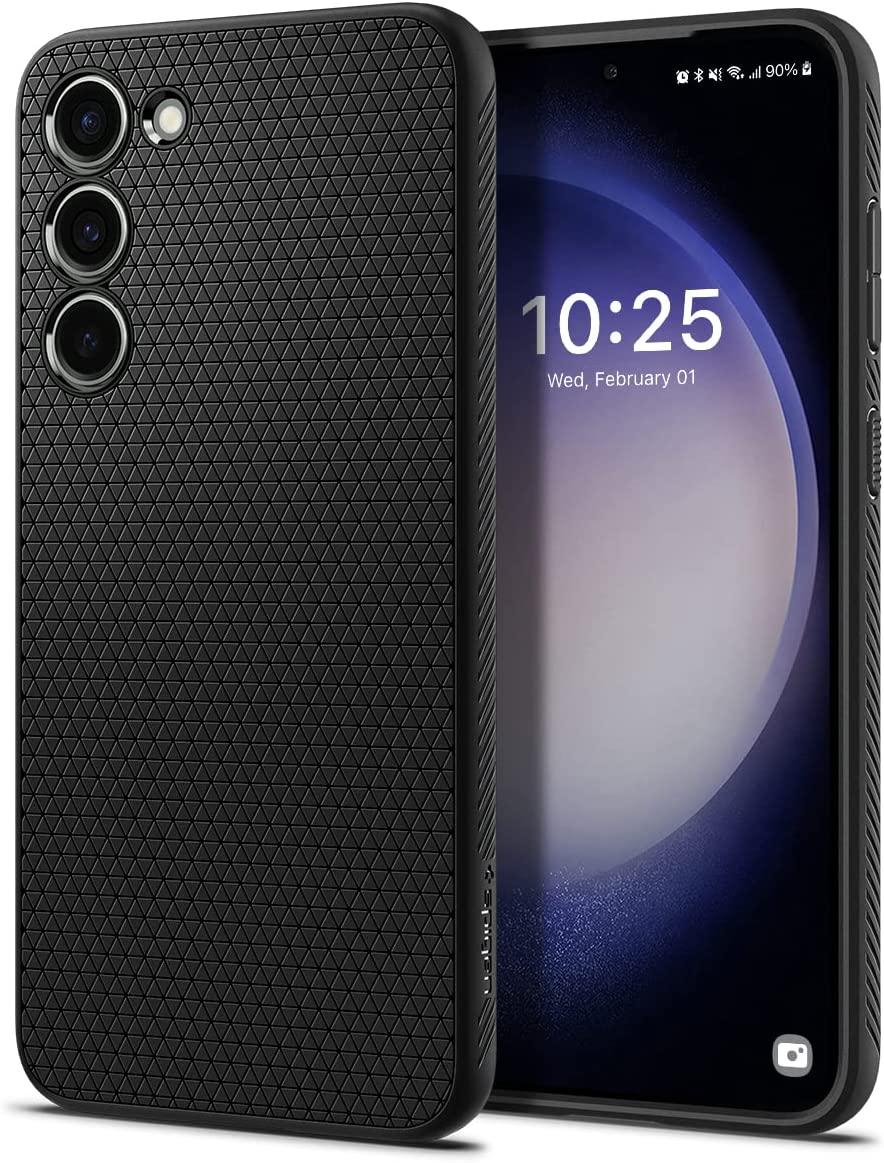 Чохол Spigen для Samsung Galaxy S23 Plus - Liquid Air, Matte Black (ACS05666)