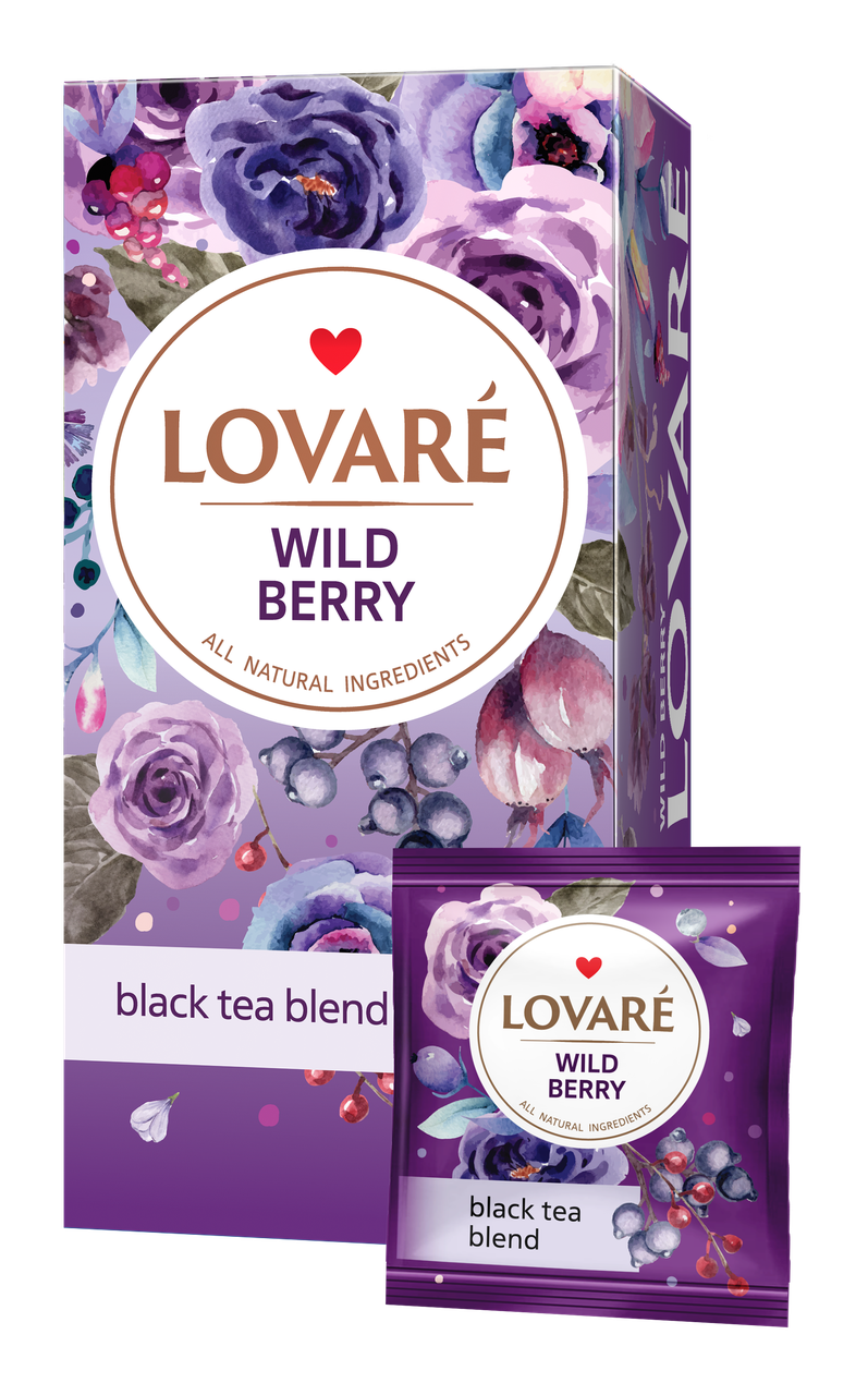 Чай Lovare Дика ягода (Wild berry) 24*2г