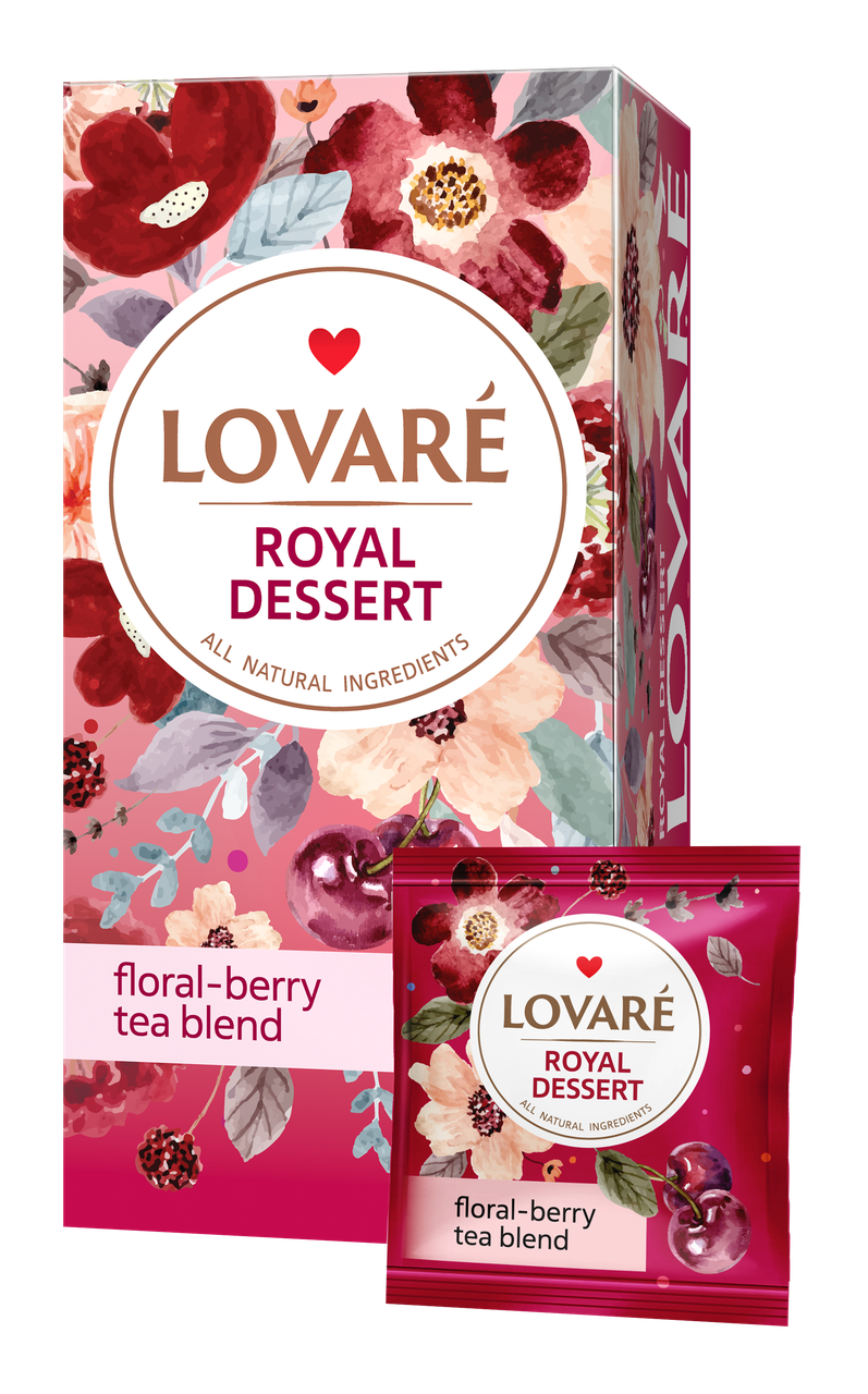 Чай Lovare Королівський десерт (Royal dessert) 24*2г