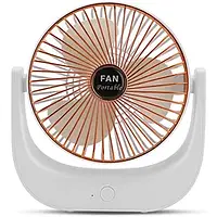 Настольный аккумуляторный вентилятор USB Fan Portable F138 с наклоном