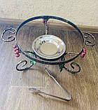 Садж для подавання шашлику (марміт) "Vip Греція" d36 + щипці в подарунок!!, фото 4