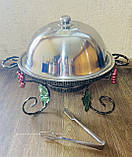 Садж для подавання шашлику (марміт) "Vip Греція" d36 + щипці в подарунок!!, фото 2