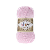 Пряжа Alize Diva 185 Baby pink