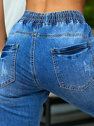 Стильні жіночі джинси, тканина "Джинс" 46, 48, 50, 52, 54, 56 розмір 46, фото 2