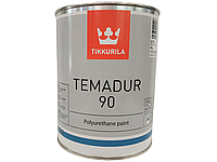 Tikkurila Temadur 90 - двухкомпонентная полиуретановая глянцевая краска для металла (База TCL), 0,75 л