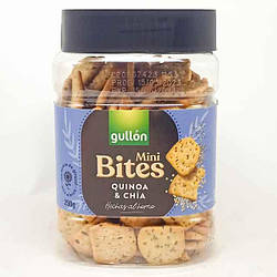 Крекер гулон з насінням чіа і кіноа Gullon Crackers quinoa chia без пальмової олії 250 г Іспанія