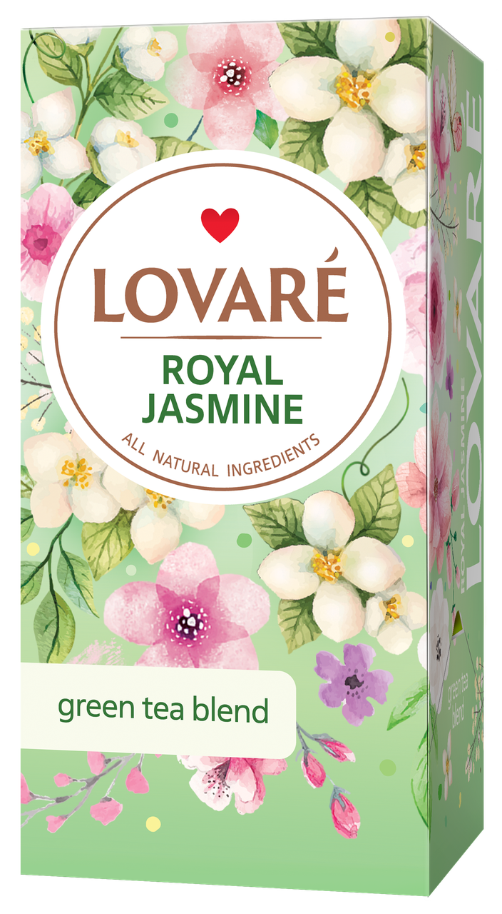 Чай Lovare зелений з жасміном Royal Jasmine 24*2г