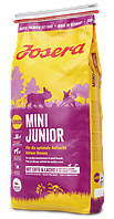 Josera MiniJunior 15 кг сухой корм для щенков мелких пород с уткой
