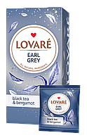 Чай Lovare черный с бергамотом Earl grey 24*2г