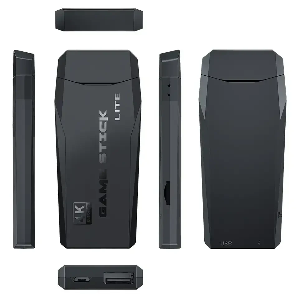Игровая приставка M8 Mini Game Stick 4K HDMI и 2 беспроводных джойстика консоль для телевизора, фото 6