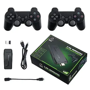 Ігрова приставка M8 Mini Game Stick 4K HDMI та 2 бездротові джойстики консоль для телевізора