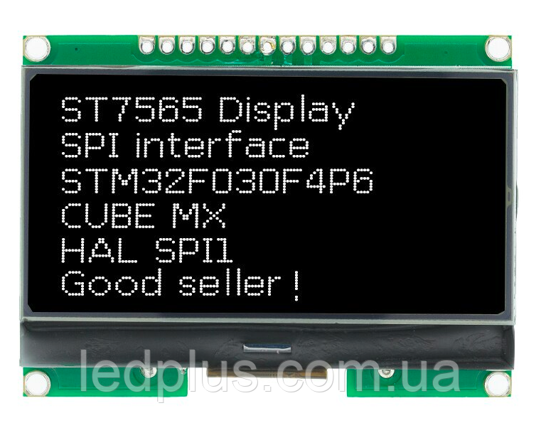 Індикатор ЖКІ LCD GMG12864-06D V2.2 графічний з підсвіткою Чорний