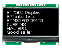 Индикатор ЖКИ LCD GMG12864-06D V2.2 графический с подсветкой Черный