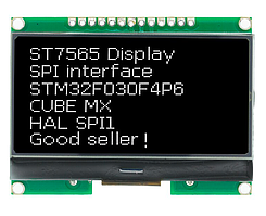 Індикатор ЖКІ LCD GMG12864-06D V2.2 графічний з підсвіткою Чорний