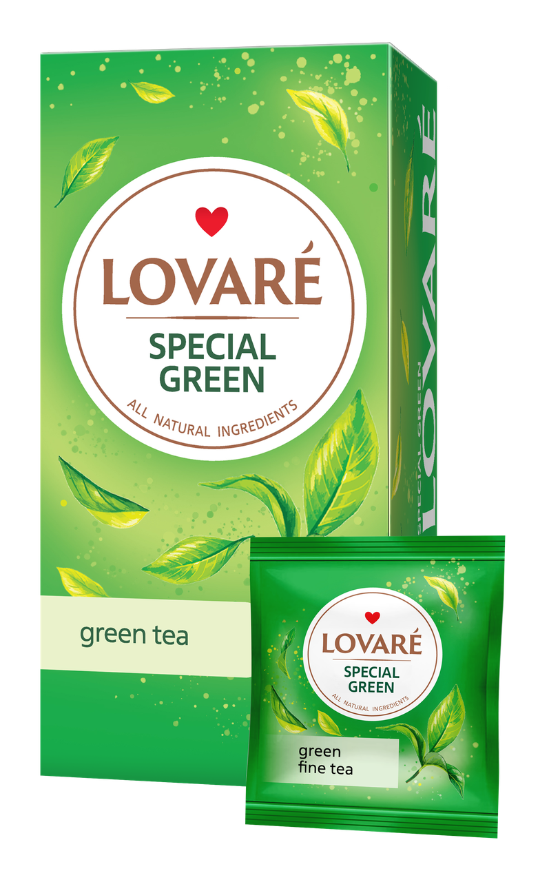Чай Lovare зелений Special green 24*2г