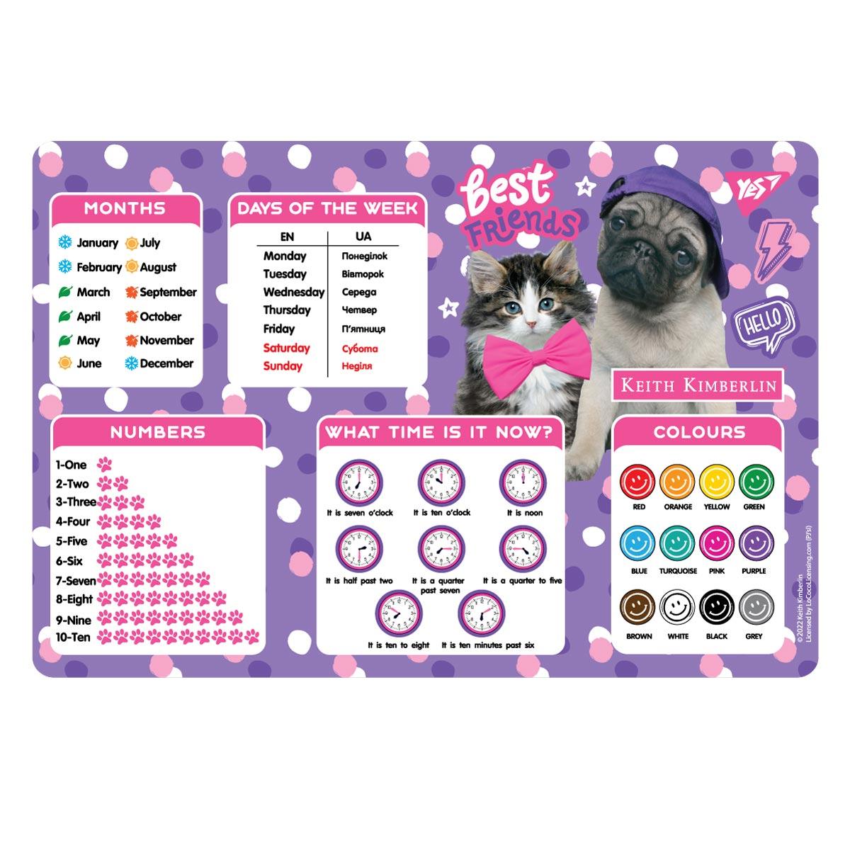 Підкладка для столу YES англ. Keith Kimberlin, фото 1